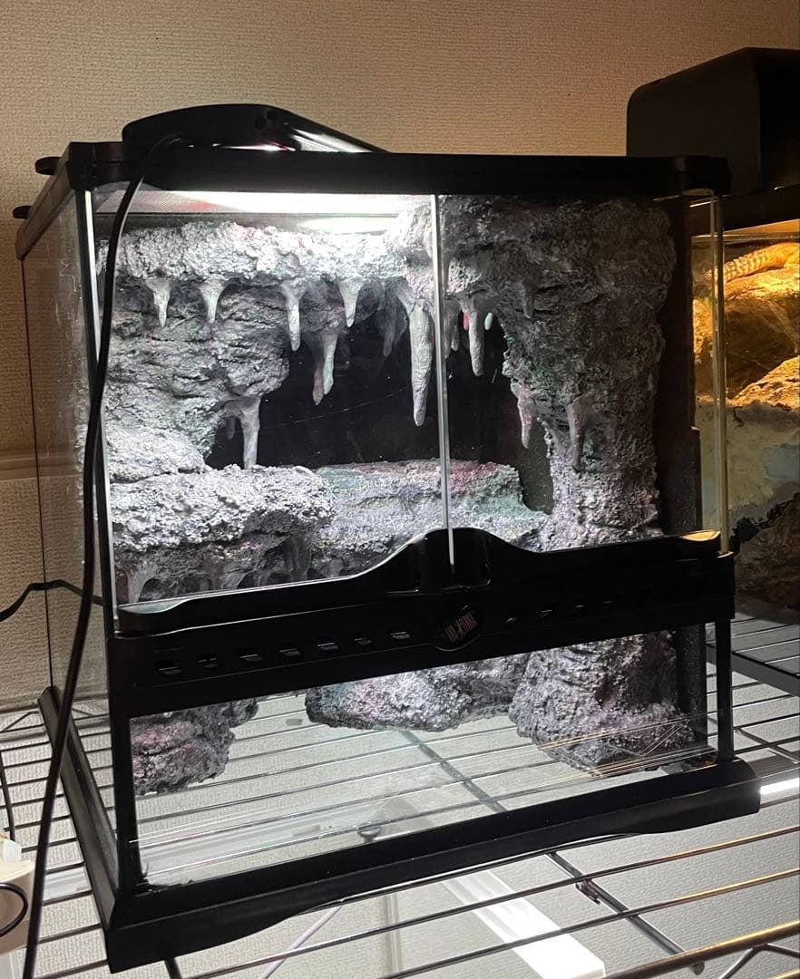 グラステラリウム　爬虫類レイアウト用品　爬虫類ケージ　爬虫類フルレイアウトケージ