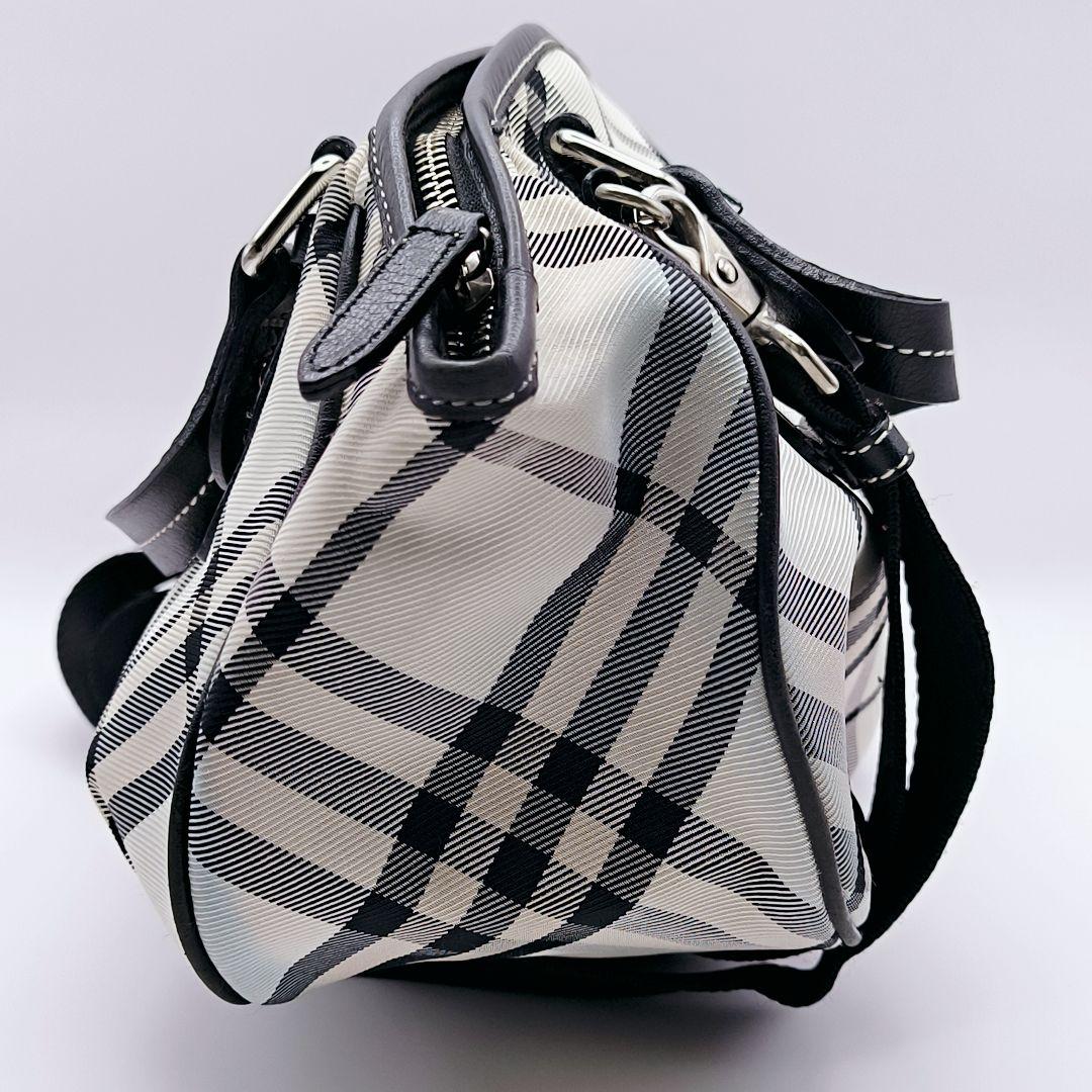 バーバリーブルーレーベル 2way ハンドバッグ ショルダーバッグ ノバチェック