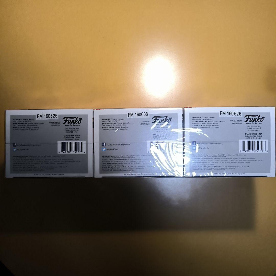 値下げ【未開封】BABYL FUNKO POP! ROCKS 3体セット