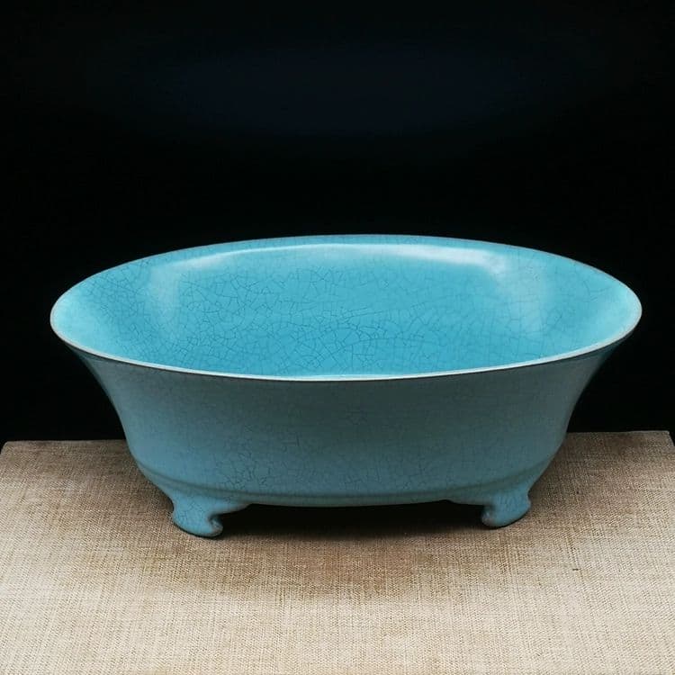 水仙鉢 禅意生け花器 水培陶磁 華道磁器 置物