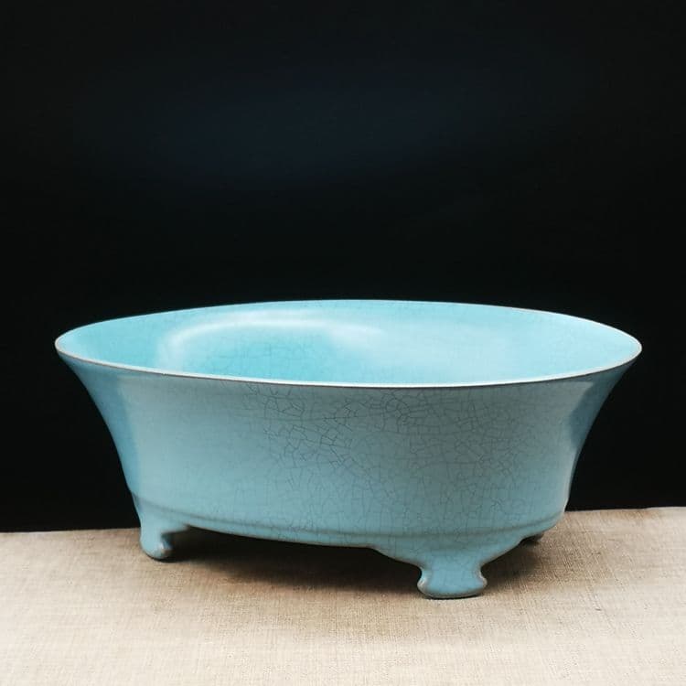 水仙鉢 禅意生け花器 水培陶磁 華道磁器 置物