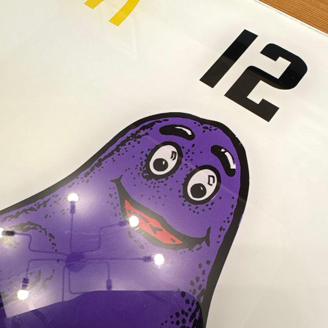 スーパーレア！　1978年　グリマス　マクドナルド　ウオールクロック　看板