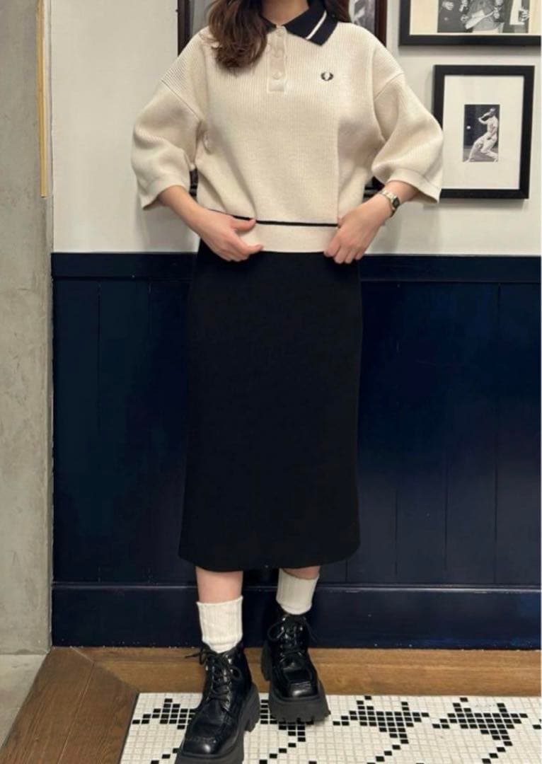 フレッドペリー ニットポロ FRED PERRY Knitted Polo