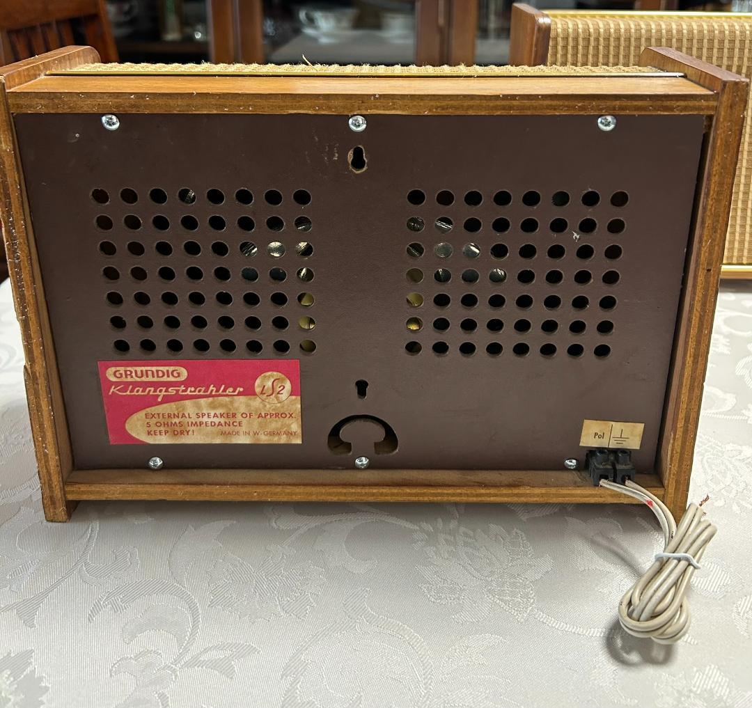 独グルンディッヒGrundig 1950'スピーカー美品ペア