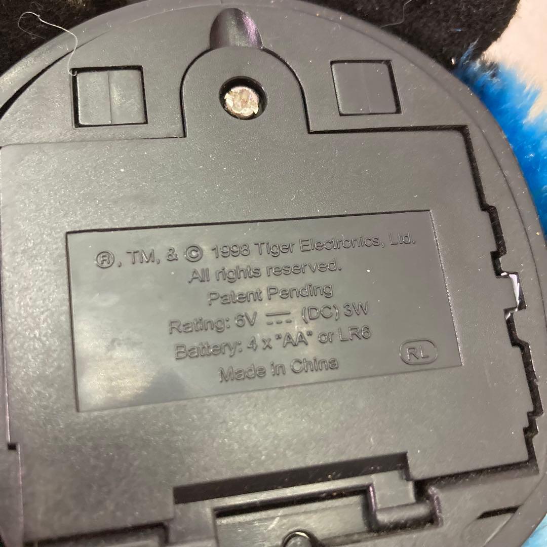 TOMY　トミー　初代ファービー 1999年 ブルー×ブラック　レッド×ブラック