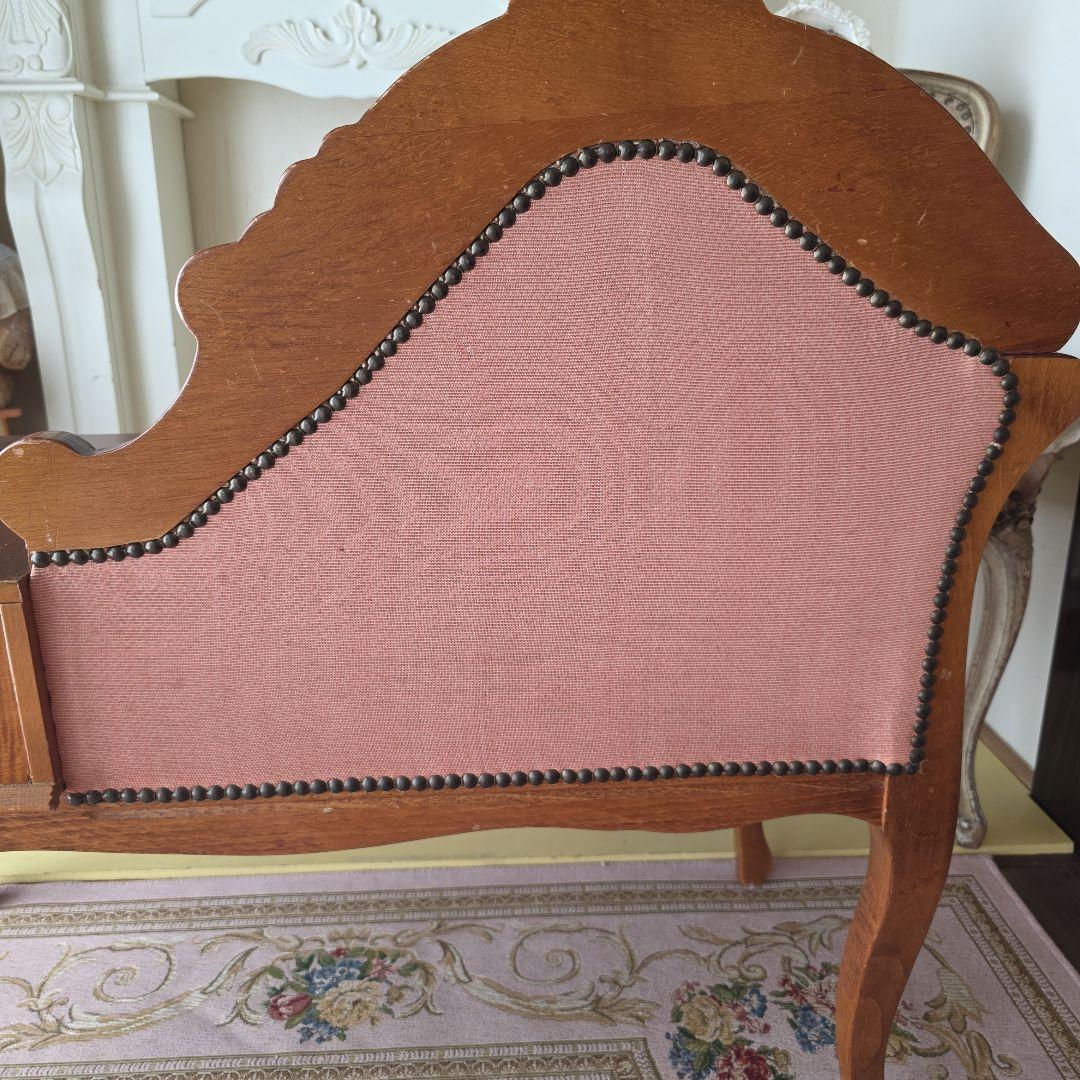 お取り置きとなりました　英国アンティーク　ゴブラン織　椅子　テーブル　チェスト