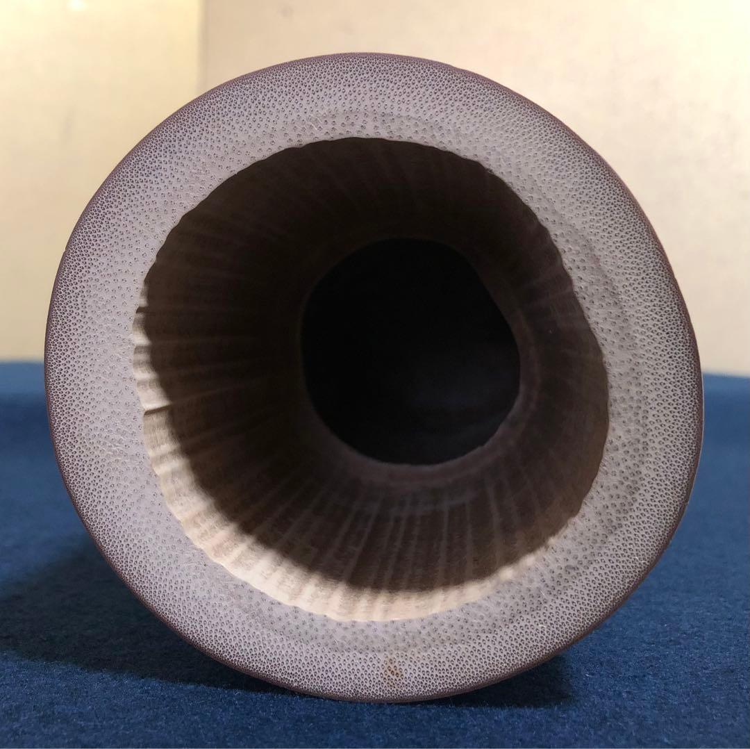 割引❗️《R》茶道具 竹花入 竹器師 西川媒玄作 落とし付 共箱 251022い5