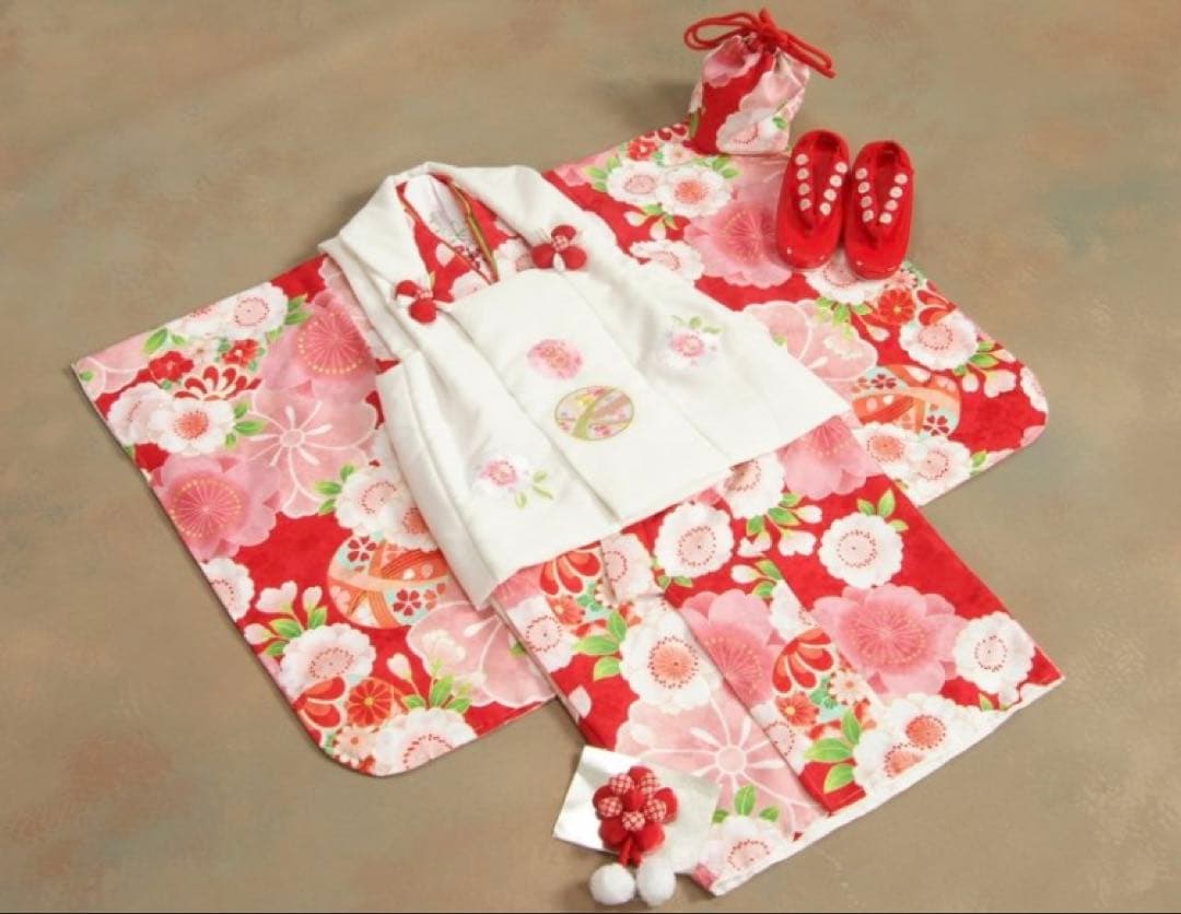 七五三 着物 被布 セット 女の子 ３歳