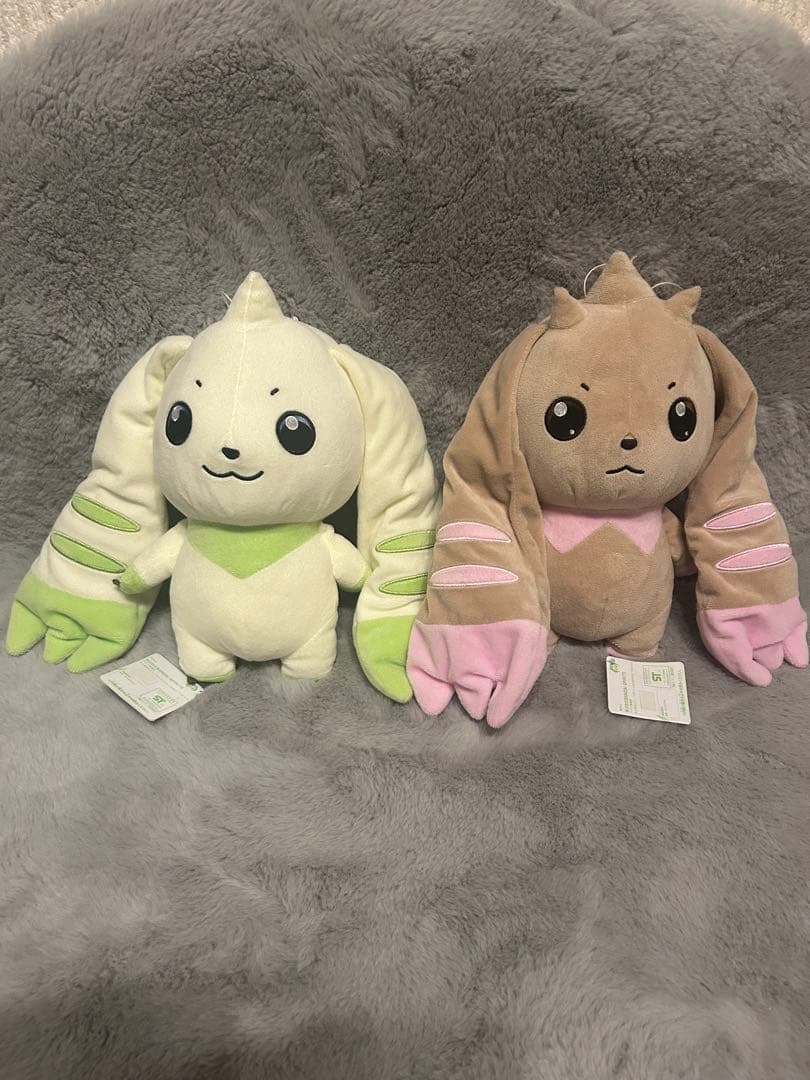 テリアモン　ロップモン　ぬいぐるみセット