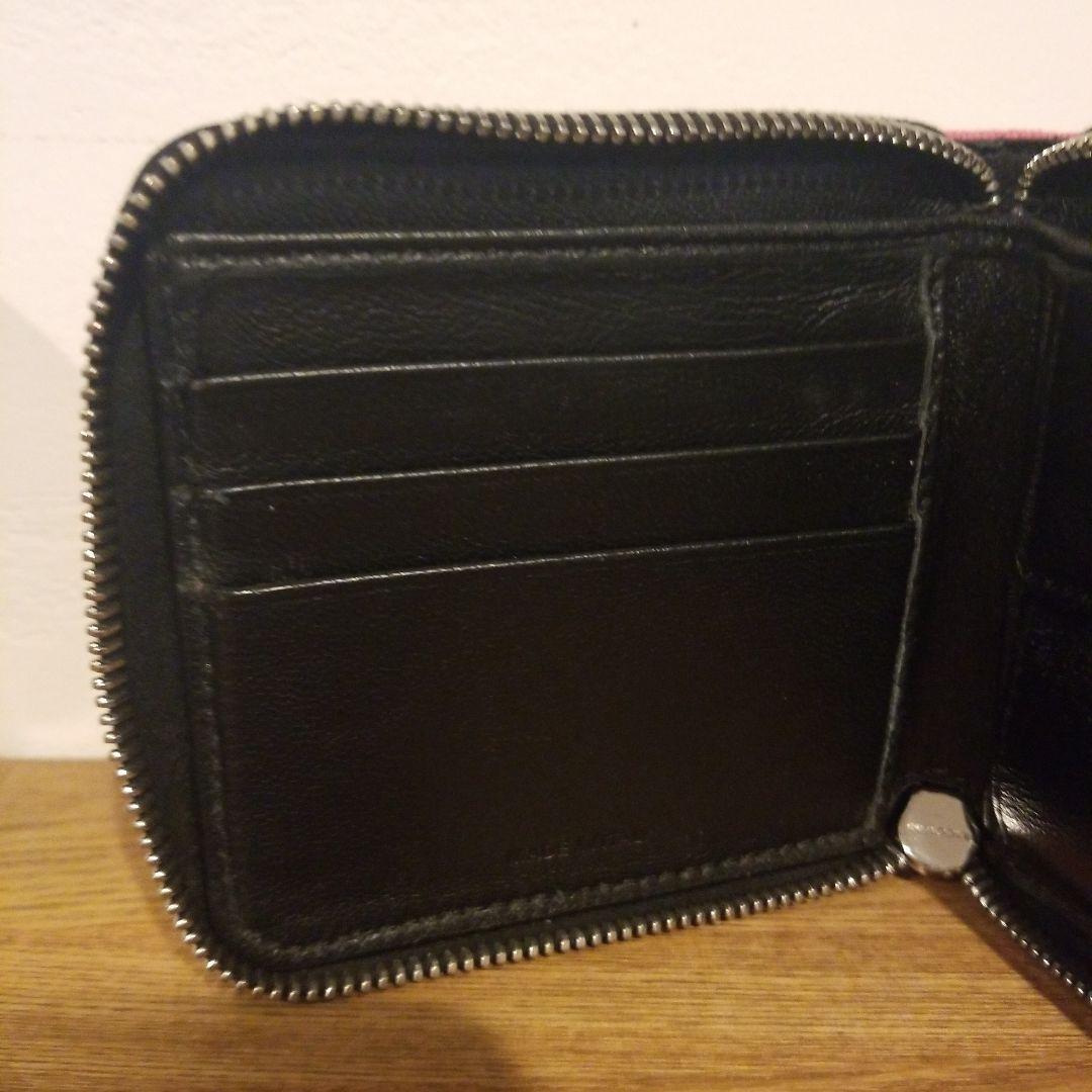 【美品】MARNI 二つ折り財布 オレンジ ピンク