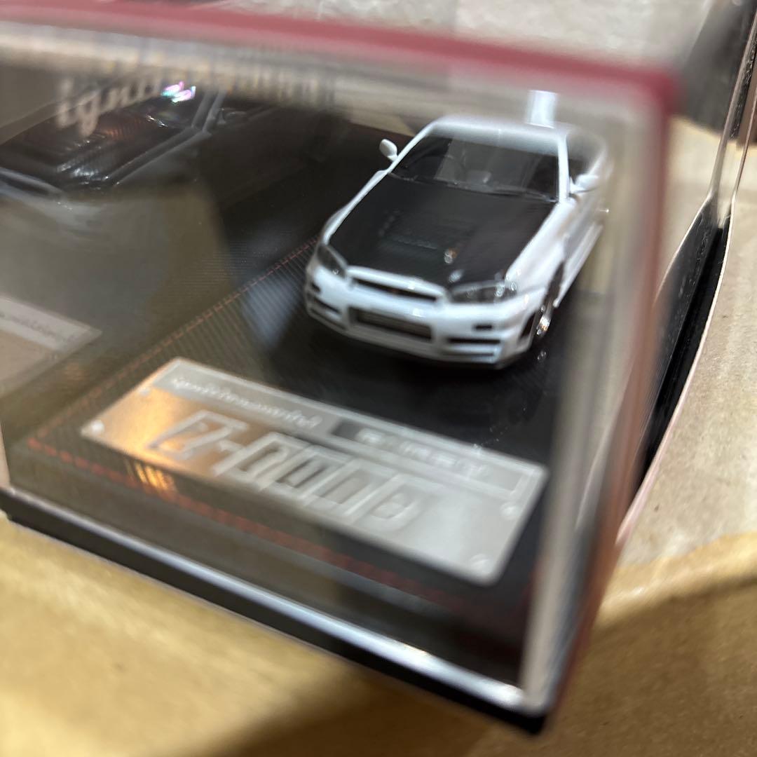 1/64 イグニッション　NISMO R34 GT-R Z-tune 白