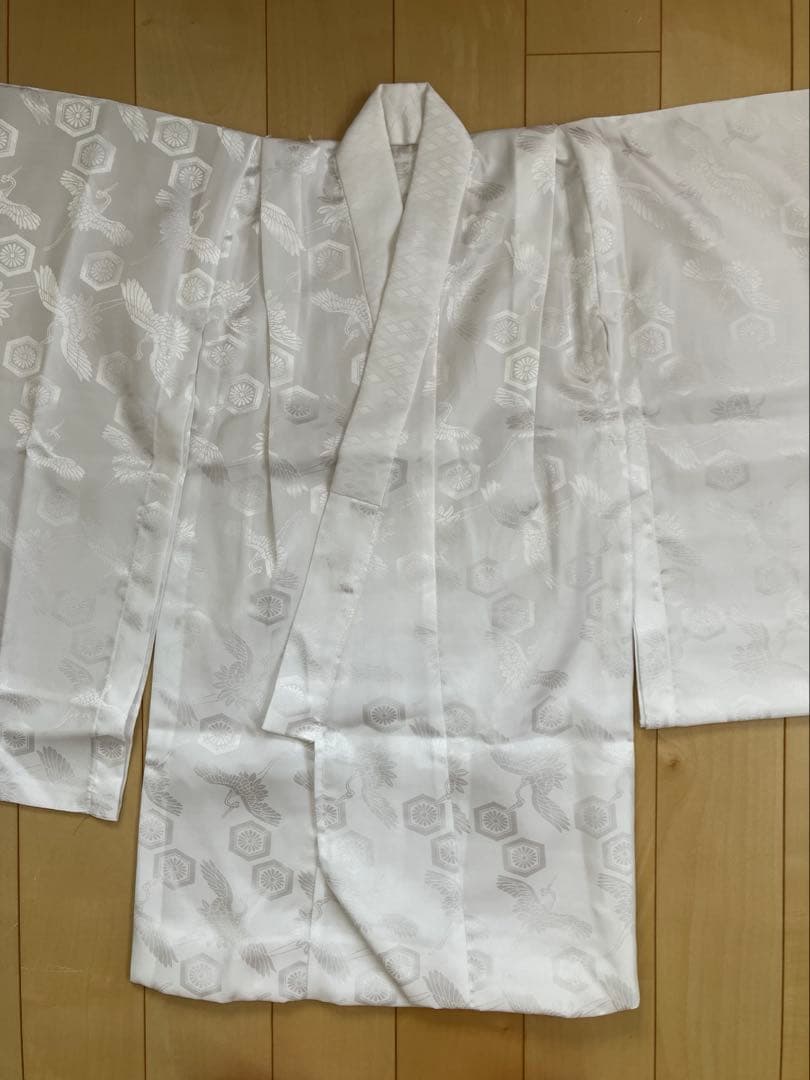 七五三　着物　3歳　男の子用　フルセット　花うさぎ　着物と被服コートセット