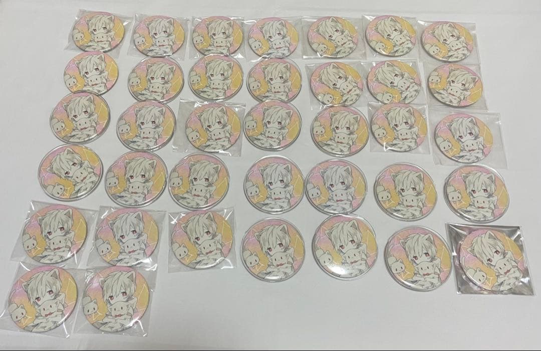 まふまふ すーぱーぬこになりたい 37点 缶バッジ 明日色ワールドエンド