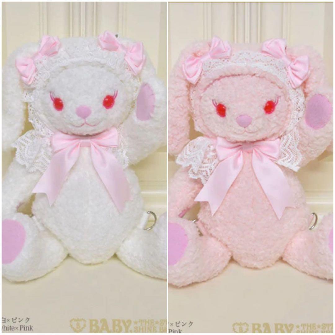 【新品未開封】 うさくみゃリュック　白ピンク　ピンクピンク