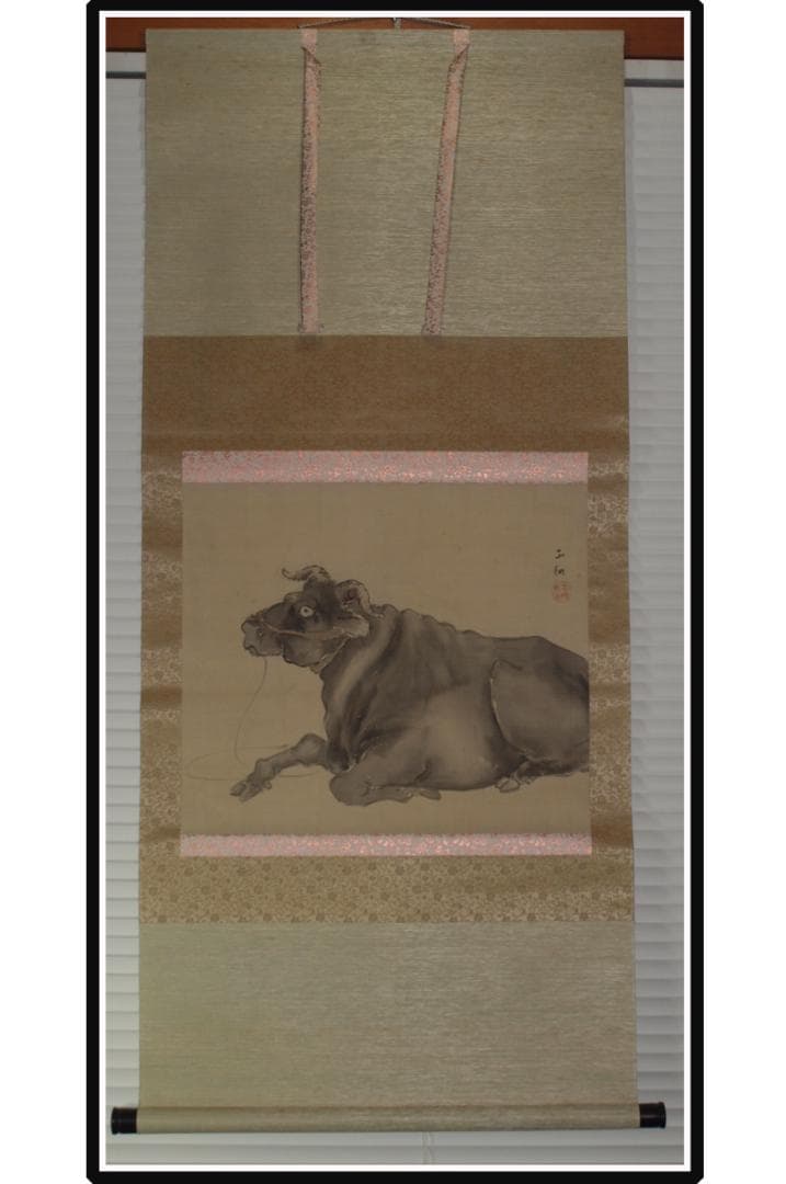 古民家整理品　日本江戸時代肉筆掛け軸そ※激安骨董品 X911C16-7