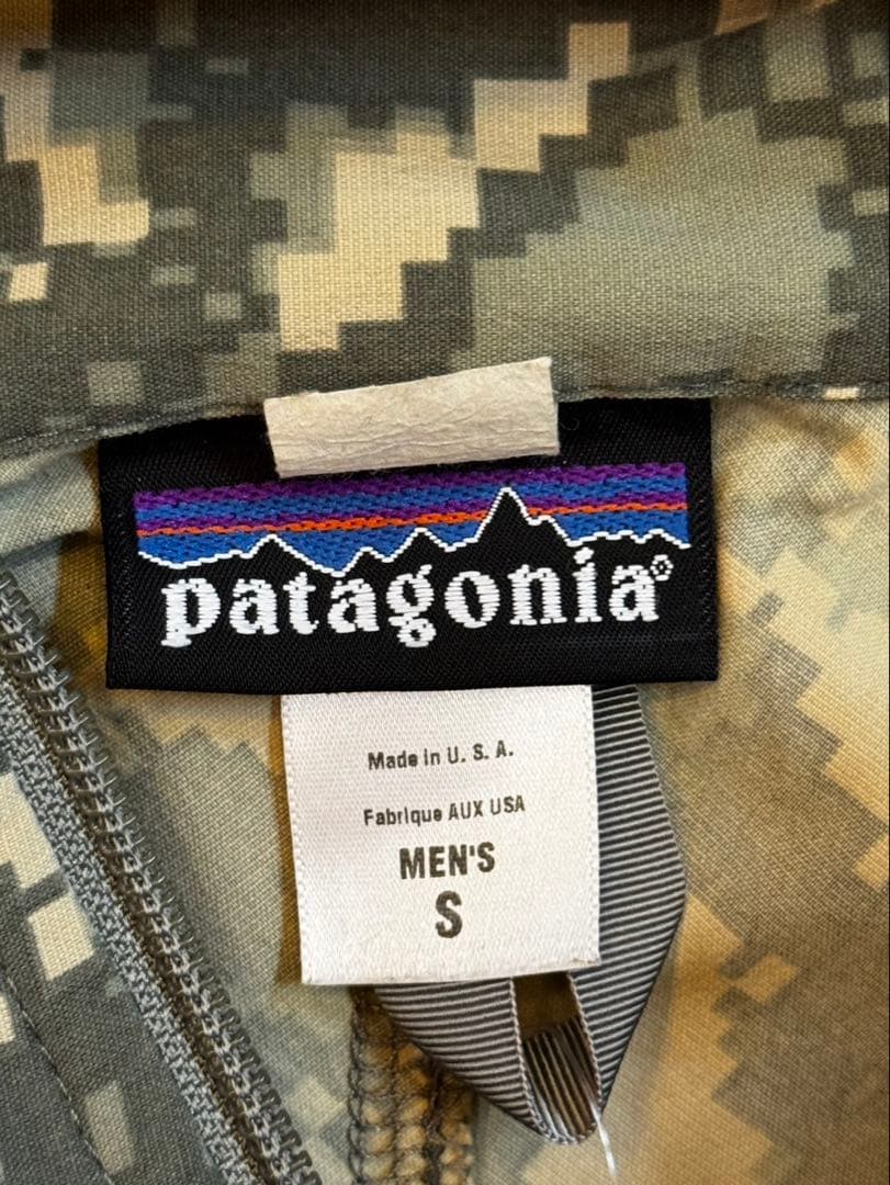 米軍実物品 Patagonia MARS wind shirts S