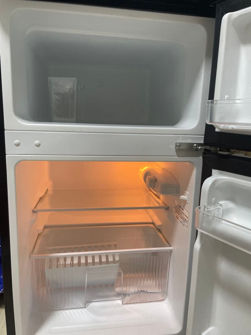 Comfee 2ドア冷蔵庫 90L ブラック RCT90BL(E) 2023年製