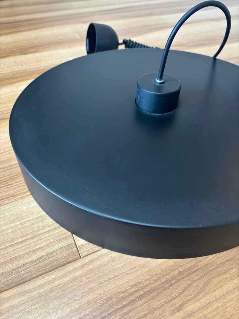 デコランプ　flame 黒　ペンダントライト φ400mm