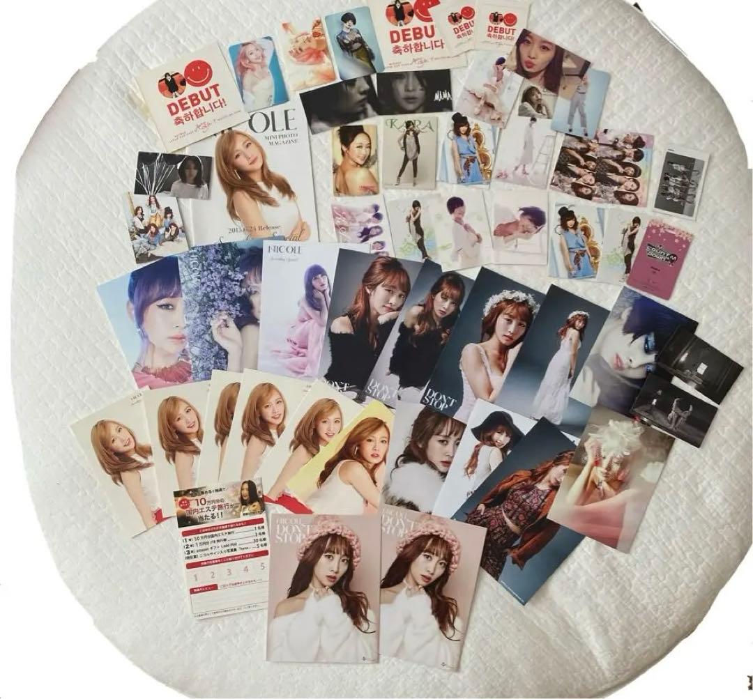 KARA まとめ売り　ニコル　ジヨン　サイン入り　　写真7枚あり