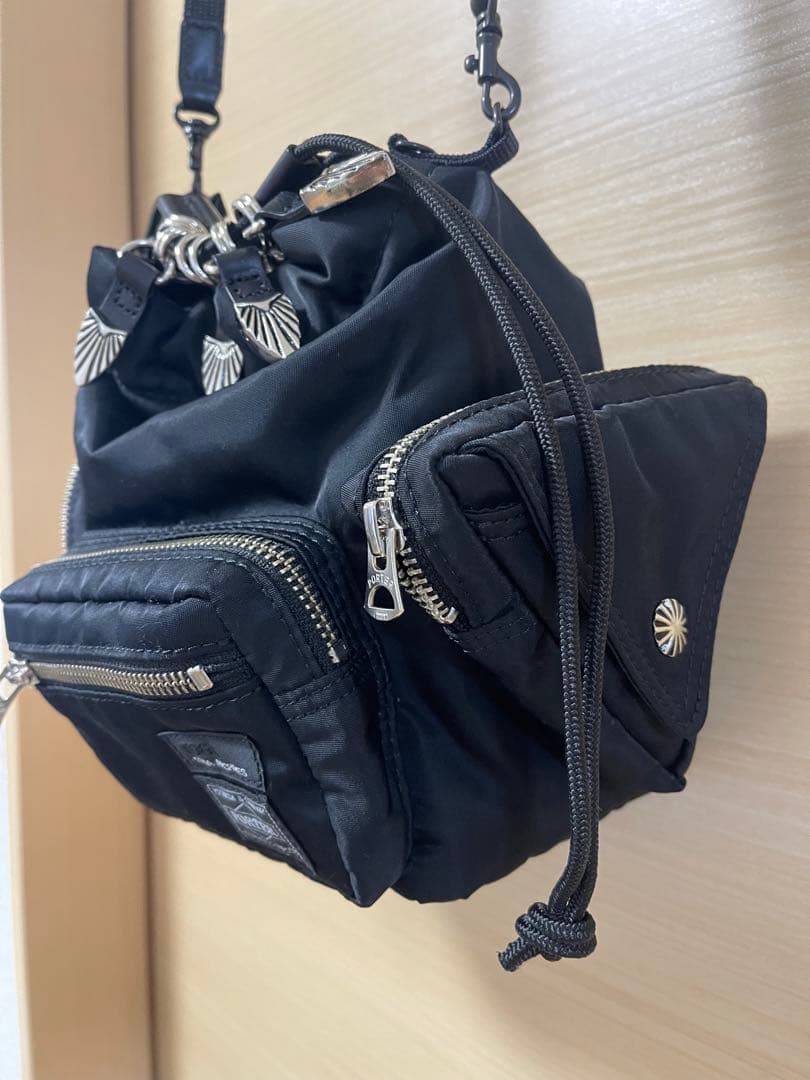 美品 STRING BAG TOGA × PORTER ブラック