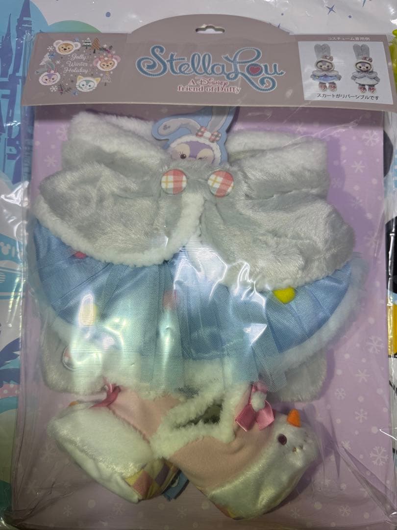 ディズニー　ダッフィー、シェリーメイ、ジェラトーニ、ステラルーコスチュームセット