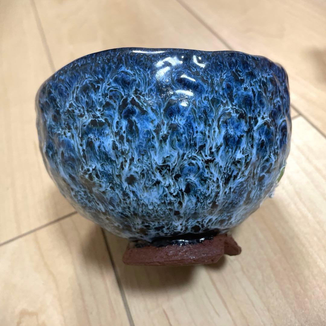 希少品 美品 萩焼？癒しの陶　茶碗　抹茶碗1-2