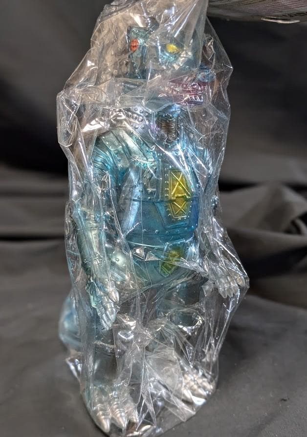 メカゴジラ「ゴジラ対メカゴジラ」（ブルマァク復刻）クリア成型ソフビフィギュア