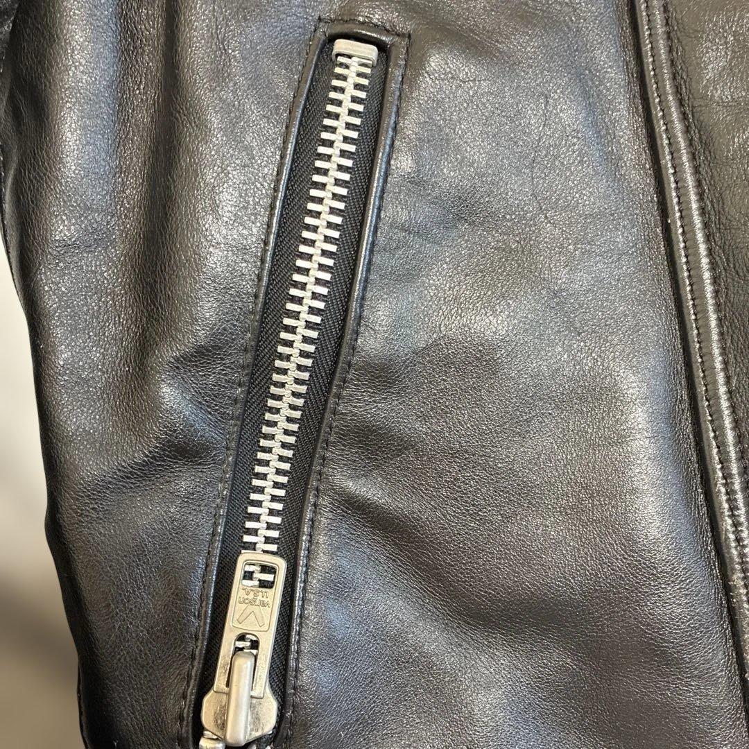 Vanson ライダースジャケット　TCジャケット サイズ36 ワッペン