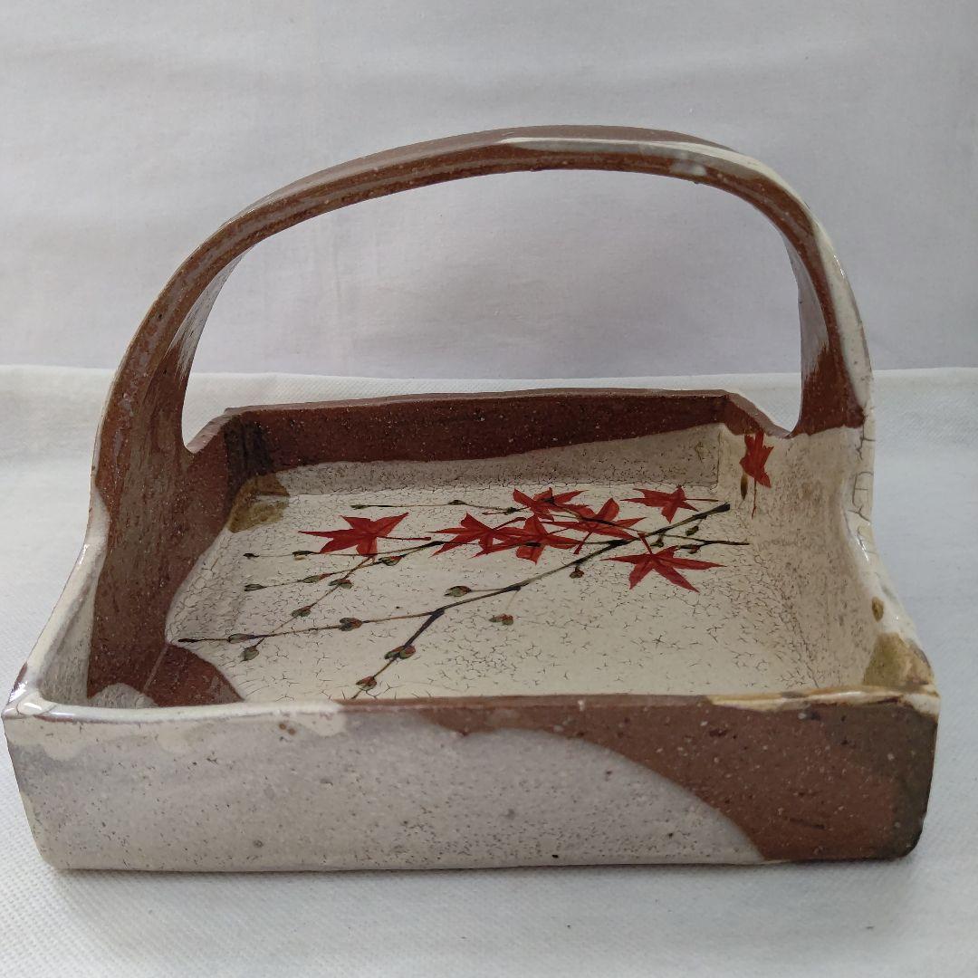 赤絵楓文 手鉢 吉川水城 茶道具