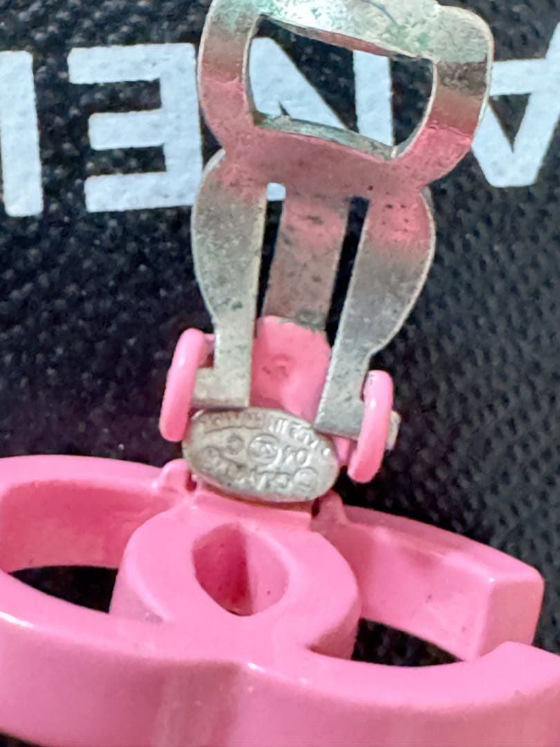 CHANEL シャネル イヤリング ピンクココマーク 04C