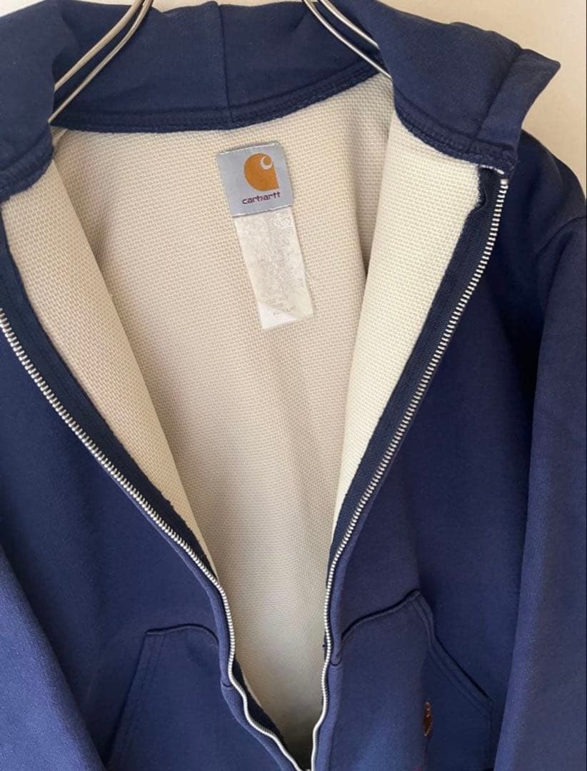 Carhartt 裏地ワッフル フルジップパーカー ア