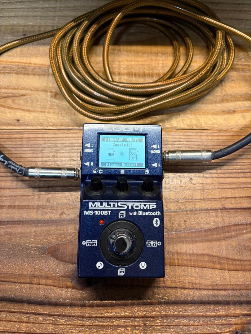 zoom multistomp マルチストンプ　動作確認済み　ms-100bt