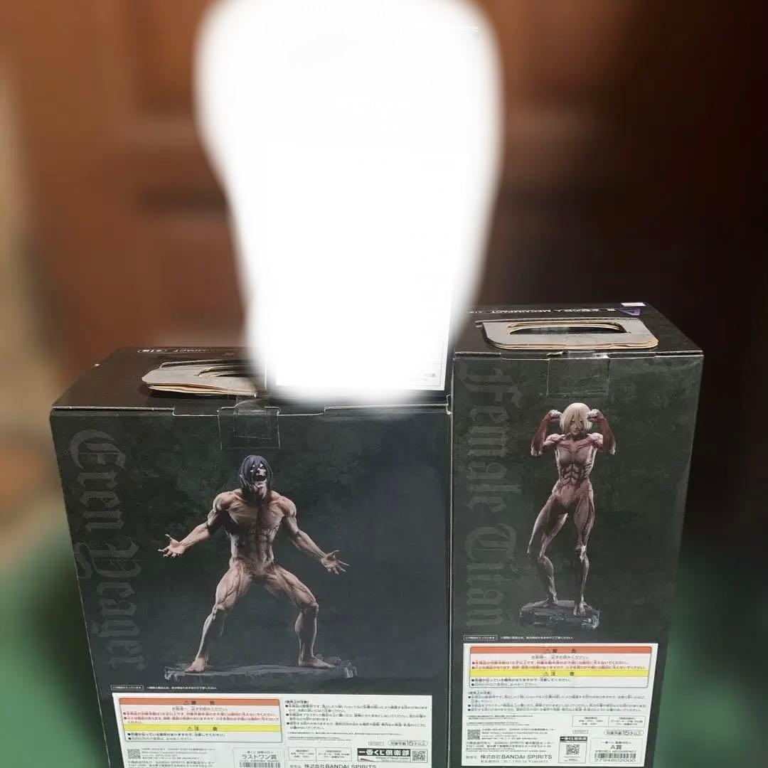 一番くじ　進撃の巨人　a賞 ラストワン　セット