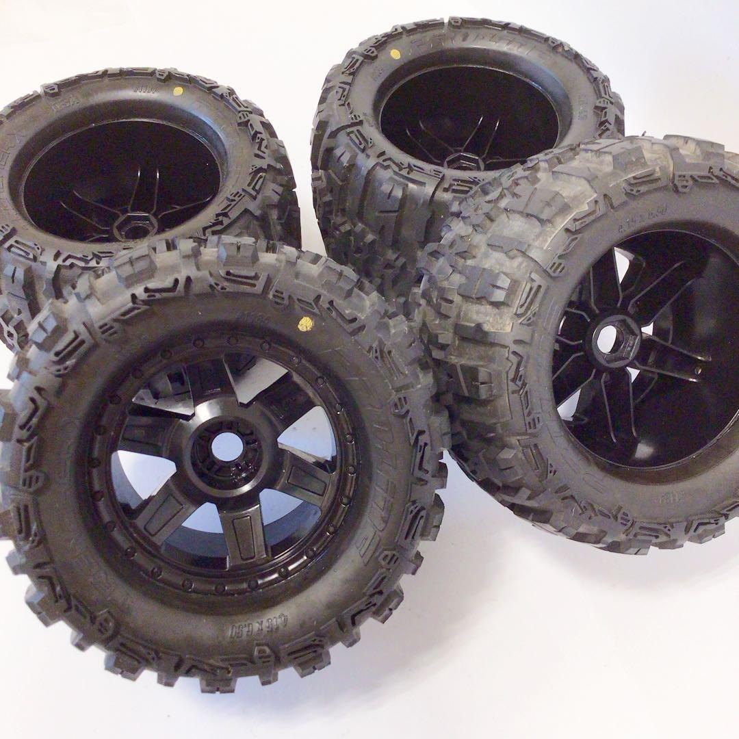 ④ラジコンタイヤ　TRENCHER X #1184 中古　４本セット