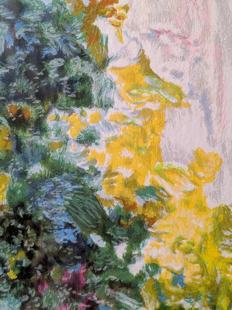 【希少】トレンツ・リャド　「黄昏の光」シルクスクリーン　HC８/10　非売品