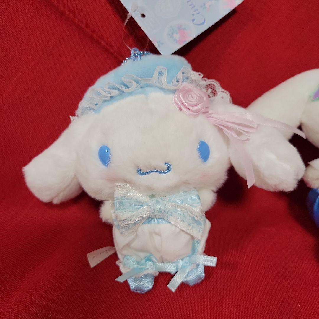 サンリオ ホワイトフリル シナモロール・セーラームーンコラボ マスコット 2個