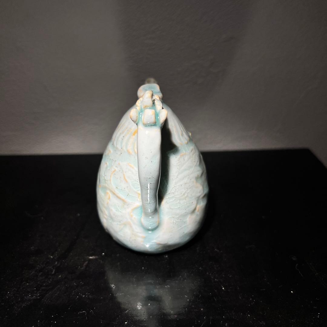 【骨董品】影青釉　水注　青白磁