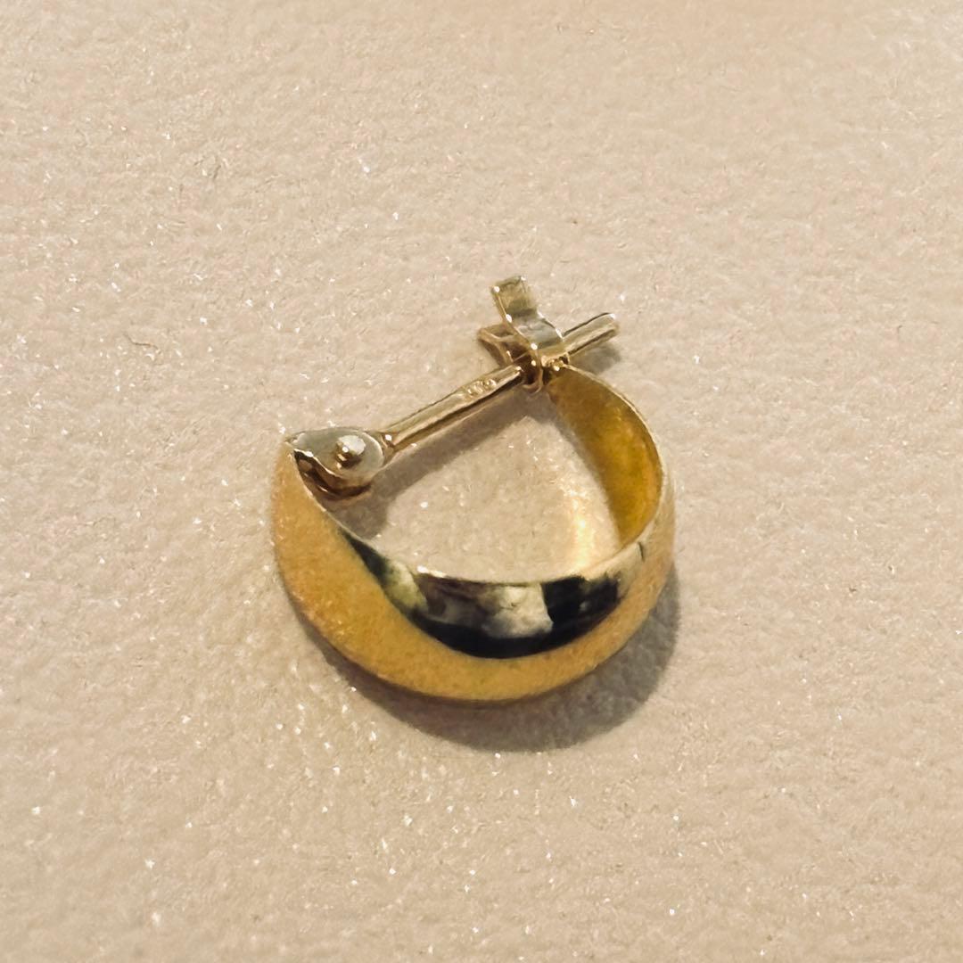 【現行品】 ジュエリー ツツミ TSUTSUMI 18K 18金 フープピアス