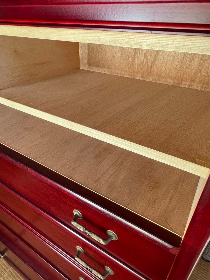 昭和レトロ　木製タンス 8引き出し