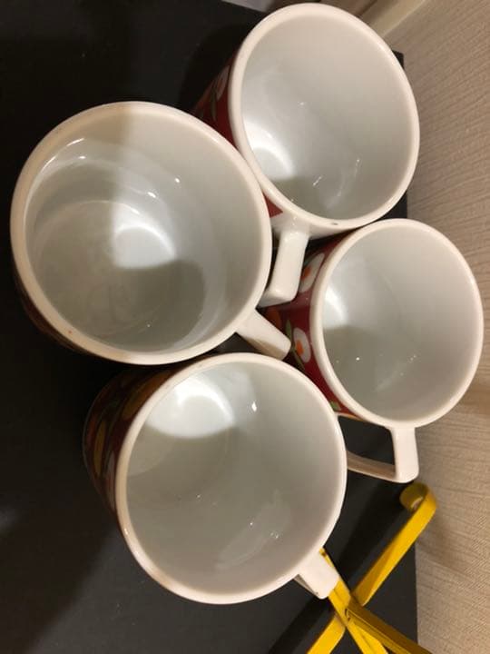 ビンテージ　マグカップ4点＆マグスタンド　セット