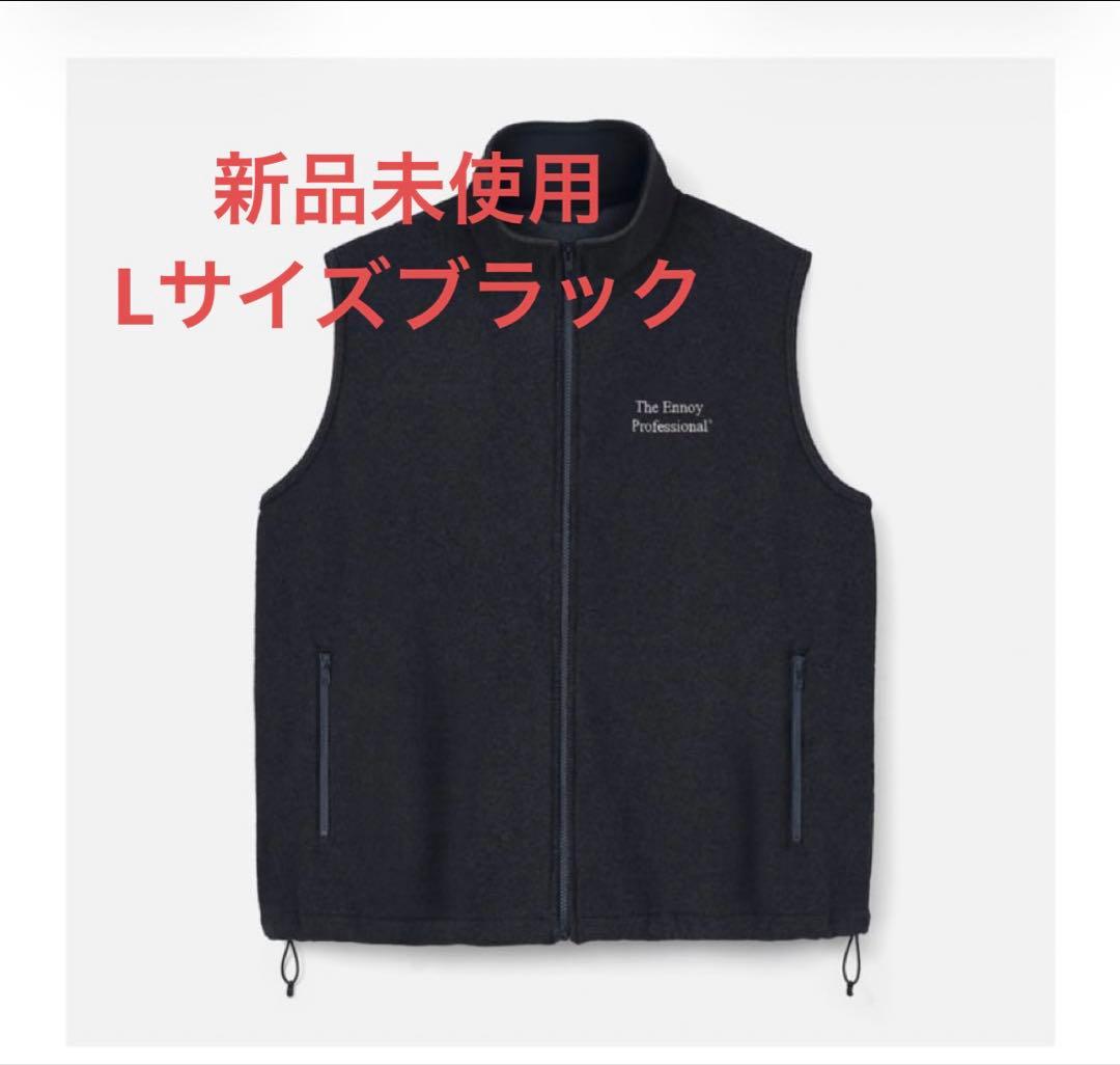 ENNOY PROFESSIONAL FLEECE VEST ブラック　L