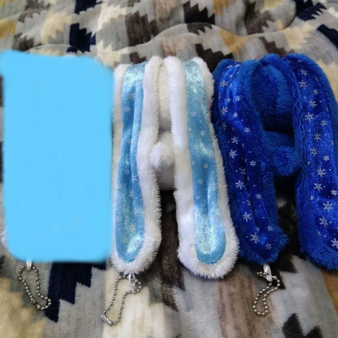 汎用うさぎ ぬいぐるみ キーチェーン マスコット Winter チャックスGP