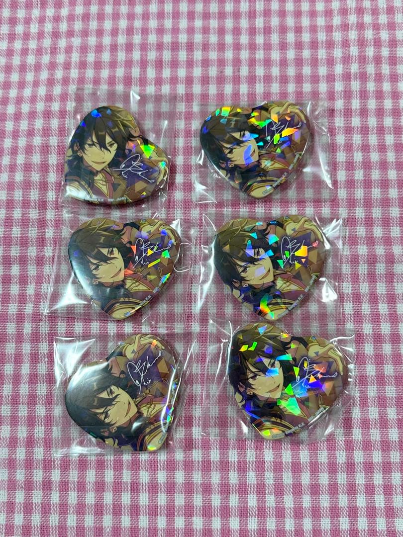 あんスタ　朔間零　とるパカ　ハート缶バッジ　ハート缶