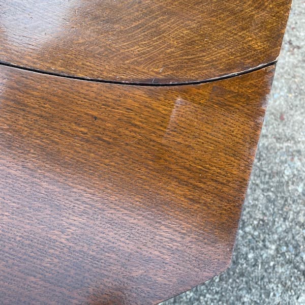 イギリスアンティーク　ドローリーフテーブル　ブルボーズレッグ　伸縮ダイニング