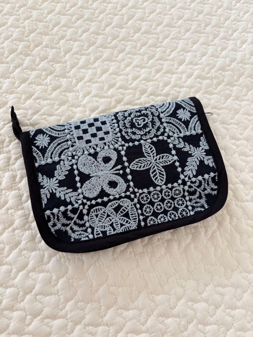 ハンドメイド マルチケース ミナペルホネン forest tile 通帳ケース