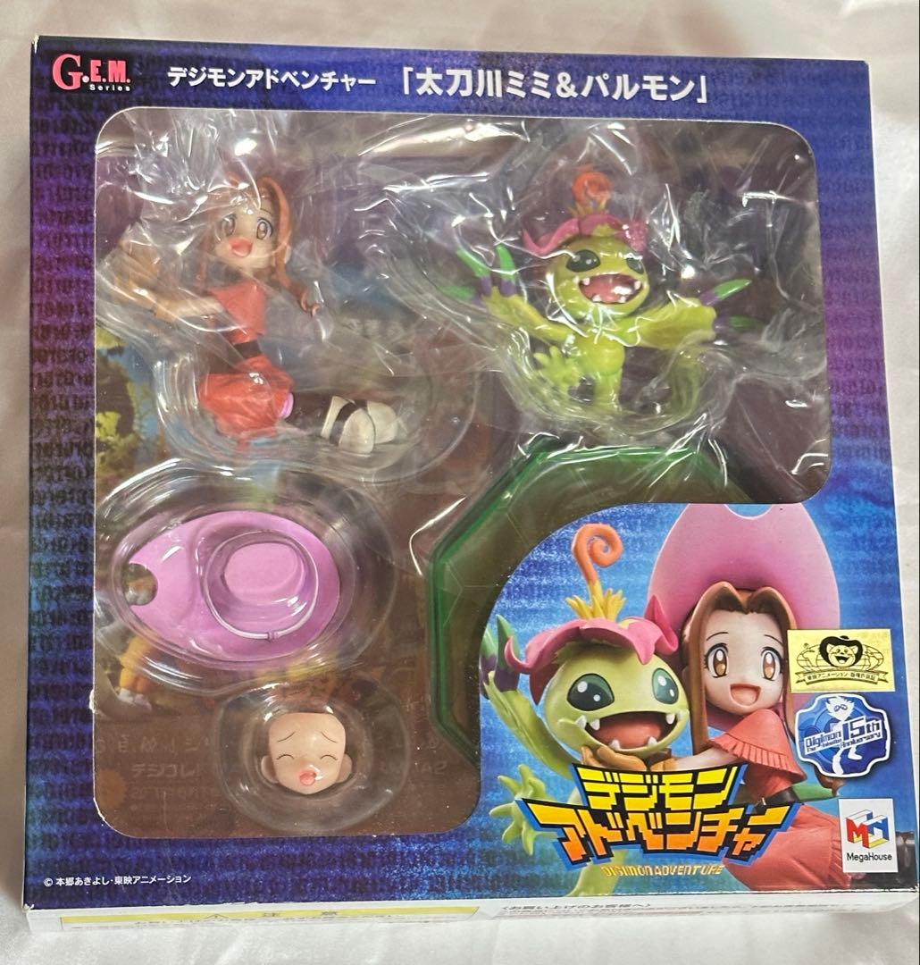 メガハウス　G.E.M.シリーズ　デジモンアドベンチャー　太刀川ミミ＆パルモン