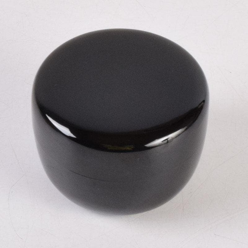 茶道具　黒漆　平棗　伊藤春宗造　共箱　V　8410