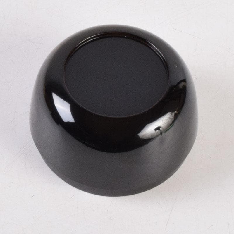 茶道具　黒漆　平棗　伊藤春宗造　共箱　V　8410