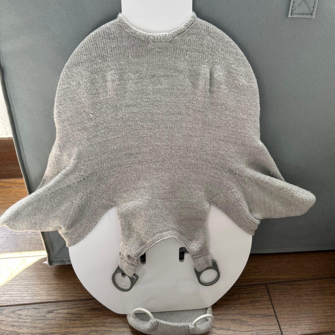 ラボット　オーガニックコットンニット　アースグレー　はに染め
