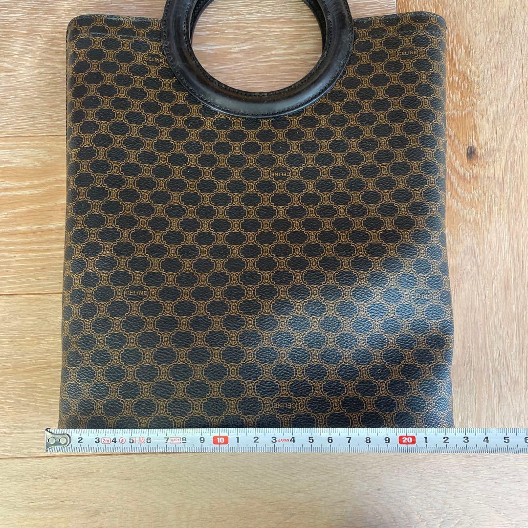 セリーヌ　ハンドバッグ ダークブラウン